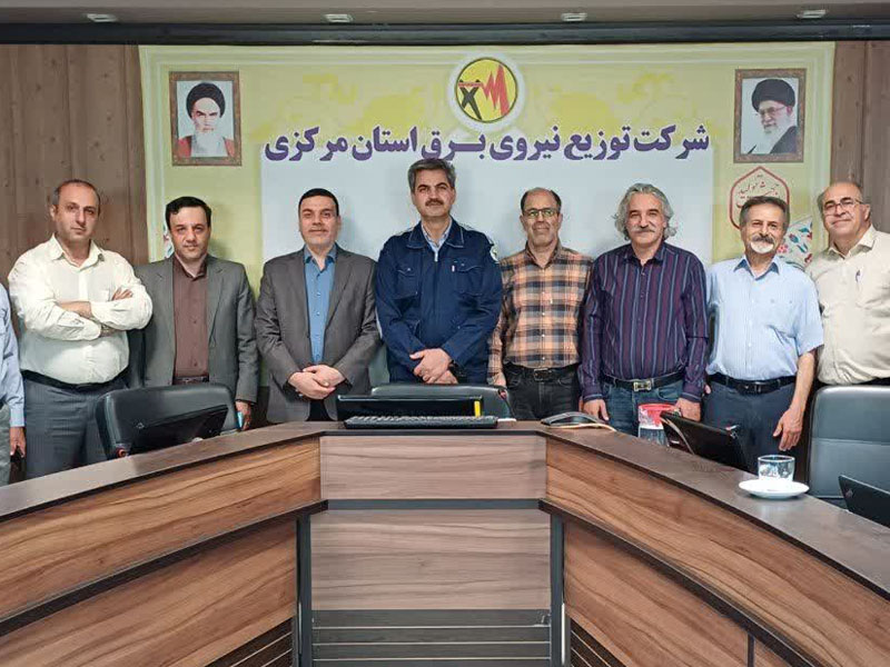 جلسه اعضای انجمن برق استان مرکزی در ستاد